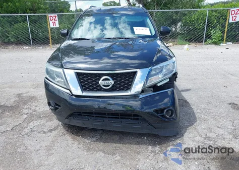 2016 Nissan Pathfinder Sv из США, поврежденный, VIN 5N1AR2MN1GC614877